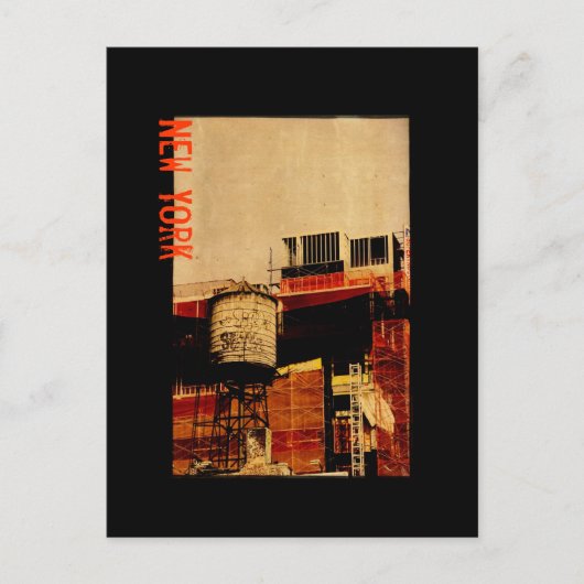 Postkarte für den New Yorker Wasserturm (Vorderseite)