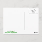 Postkarte für den Nordpol (Rückseite)