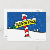 Postkarte für den Nordpol (Vorne/Hinten)