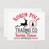 Postkarte für den Nordpol (Vorne/Hinten)