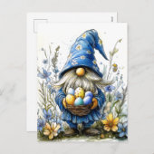 Postkarte für den Ostergnom (Vorne/Hinten)