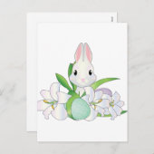 Postkarte für den Osterurlaub (Vorne/Hinten)