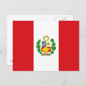 Postkarte für den Peru-Staat (Vorne/Hinten)