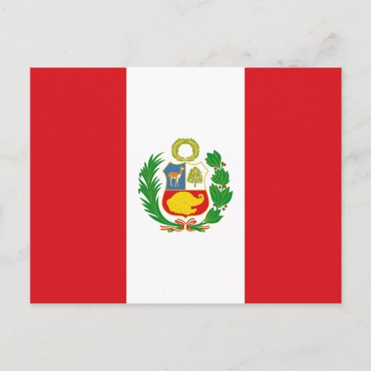 Postkarte für den Peru-Staat (Vorderseite)