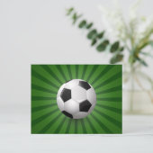 Postkarte für den Retro-Fußball (Stehend Vorderseite)