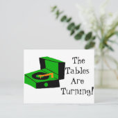 Postkarte für den Retro-Record (Stehend Vorderseite)