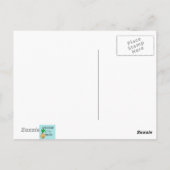 Postkarte für den Retro-Record (Rückseite)