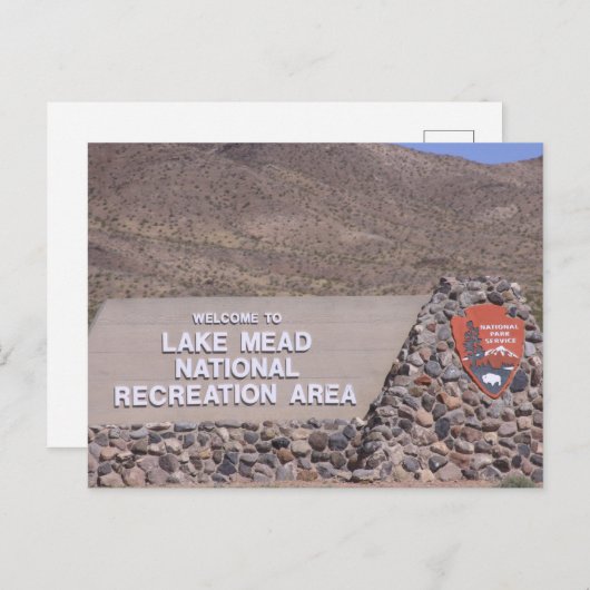 Postkarte für den See (Vorne/Hinten)