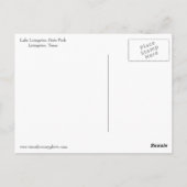 Postkarte für den See Livingston (Rückseite)