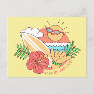 Postkarte für den Sommersurfer