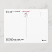 Postkarte für den Tierverkauf (Rückseite)