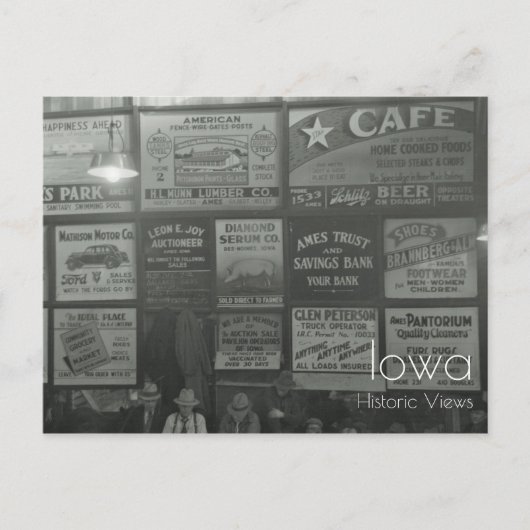 Postkarte für den Tierverkauf (Vorderseite)