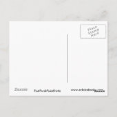 Postkarte für den untrennbaren Angelfisch (Rückseite)