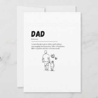 Postkarte für den Vatertag