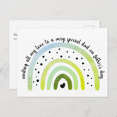 Postkarte für den Vatertag - besonderer Vater (Vorne/Hinten)