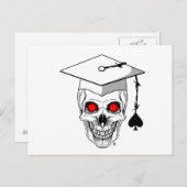 Postkarte für den Veteranen-Schädel (Vorne/Hinten)