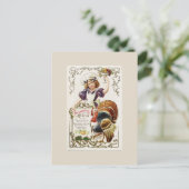 Postkarte für den Vintagen Erntedank (Stehend Vorderseite)