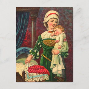 Postkarte für den Vintagen Muttertag