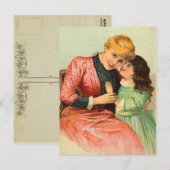 Postkarte für den Vintagen Muttertag (Vorne/Hinten)
