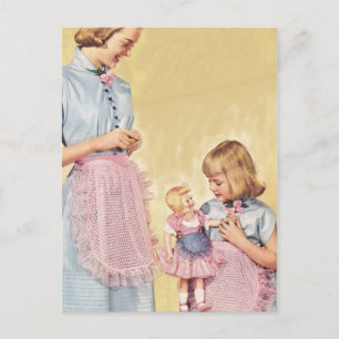 Postkarte für den Vintagen Muttertag