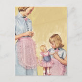 Postkarte für den Vintagen Muttertag (Vorderseite)