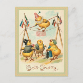 Postkarte für den Vintagen Osterkick