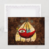 Postkarte für den Vogelbrieferhaufen (Vorne/Hinten)