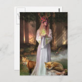 Postkarte für den Waldhüter (Vorne/Hinten)