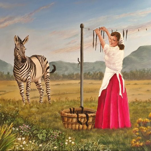 Postkarte für den Waschtag