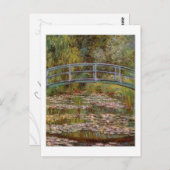 Postkarte für den Wasserlilie-Teich (Vorne/Hinten)