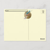 Postkarte für den Weltpostkartentag (1. Oktober) (Rückseite)