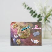 Postkarte für den Weltposttag (9. Oktober) (Stehend Vorderseite)