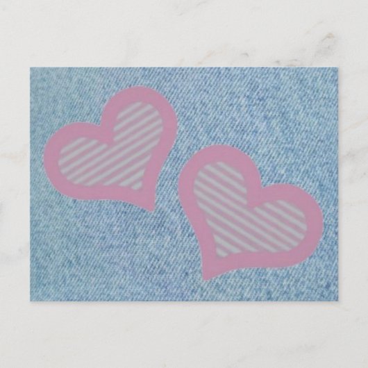 Postkarte für Denim-n-Hearts (Vorderseite)