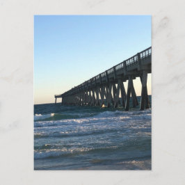 Postkarte für die Ankündigung des Strandes