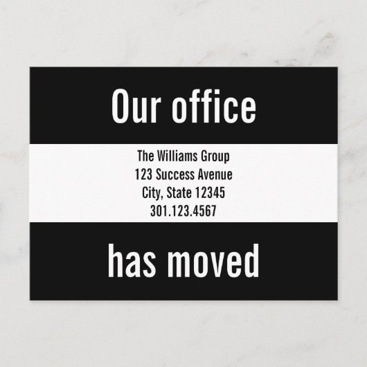 Postkarte für die Ankündigung von benutzerdefinier (Vorderseite)