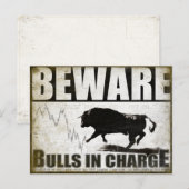 Postkarte für die Anleger des Bull Market (Vorne/Hinten)