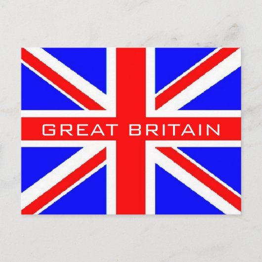 Postkarte für die britische Flagge (Vorderseite)