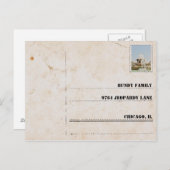 Postkarte für die Bundy Familie (Vorne/Hinten)