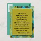 Postkarte für die Christliche Inspiration (Vorne/Hinten)