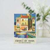 Postkarte für die Côte d'Azur (Stehend Vorderseite)