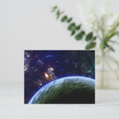 Postkarte für die Deep Space Formation (Stehend Vorderseite)