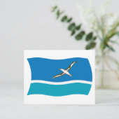Postkarte für die Flagge der Midway (Stehend Vorderseite)