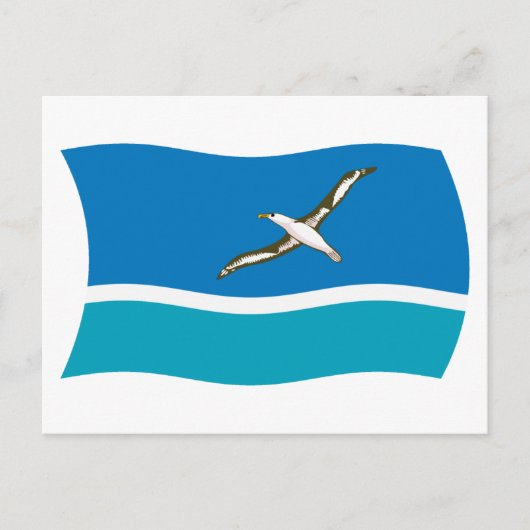 Postkarte für die Flagge der Midway (Vorderseite)