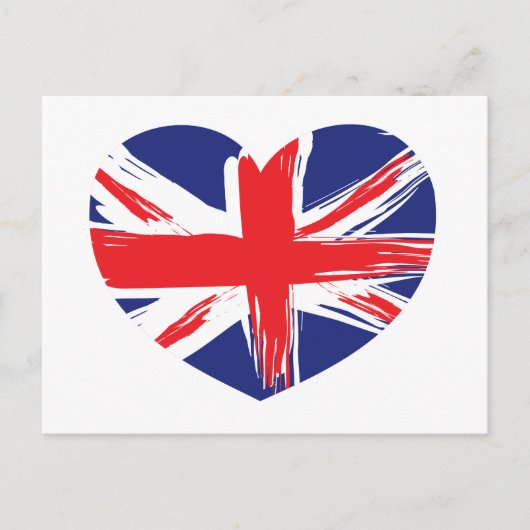 Postkarte für die Flagge der Union (Vorderseite)