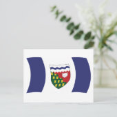 Postkarte für die Gebiete im Nordwesten (Stehend Vorderseite)