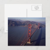 Postkarte für die Golden Gate Bridge (Vorne/Hinten)