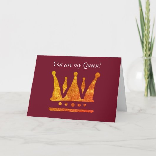 Postkarte für die Goldene Krone (Vorderseite)