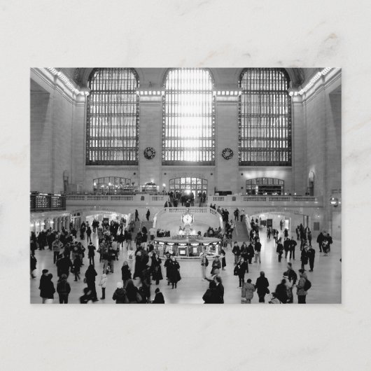 Postkarte für die Grand Central Station (Vorderseite)