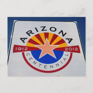 Postkarte für die Grenze Arizona-Utah