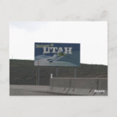 Postkarte für die Grenze Arizona-Utah (Rückseite)